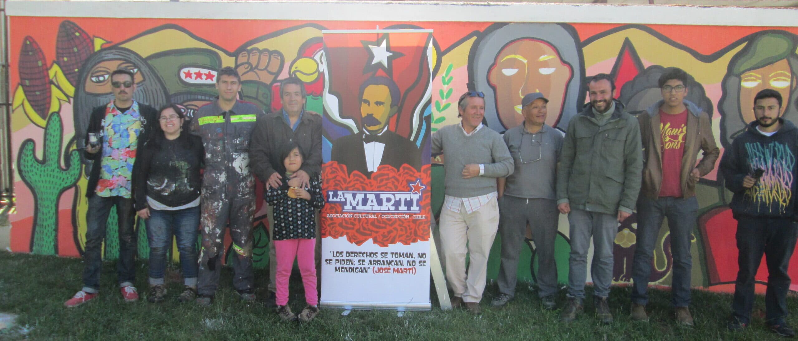 Mural “Esto es Latinoamérica” en Concepción, Chile