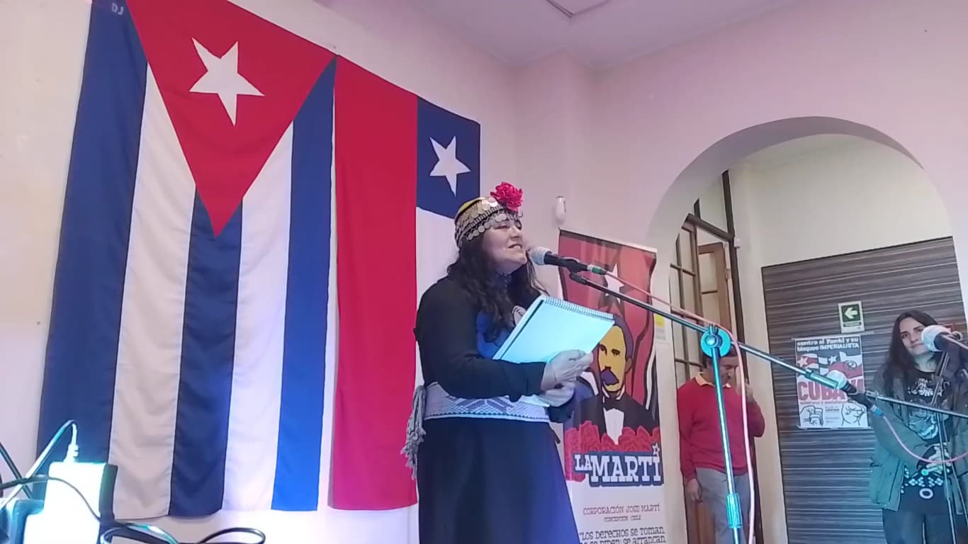 Poeta Mapuche, lamwen en el PeñasCazo Cultural y Solidario, en Concepción en junio 2026